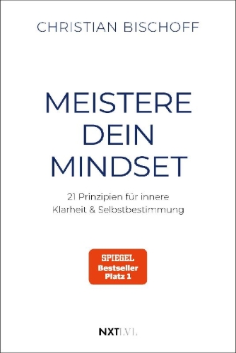 Buchcover und Innenansicht für das Buch: Meistere dein Mindset
