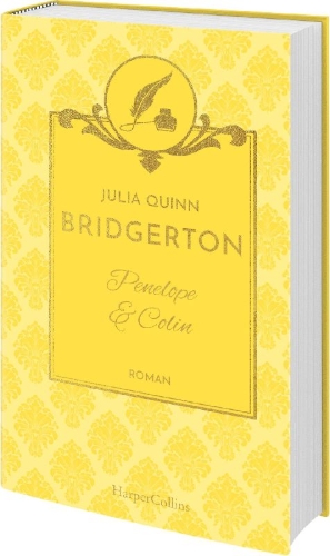 Buchcover und Innenansicht für das Buch: Romancing Mister Bridgerton