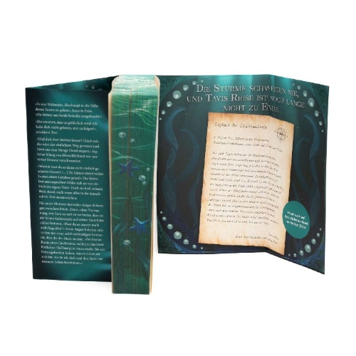 Buchcover und Innenansicht für das Buch: Born of Salt and Storm
