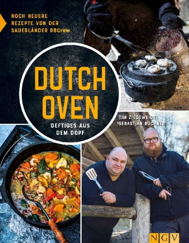Buchcover und Innenansicht für das Buch: Dutch Oven - Deftiges aus dem Dopf