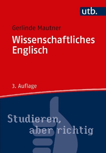 Buchcover und Innenansicht für das Buch: Wissenschaftliches Englisch