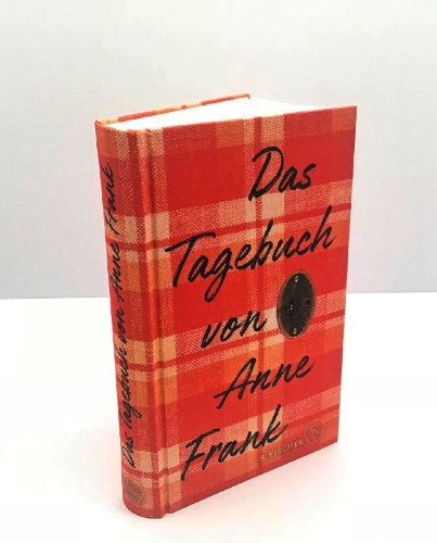Buchcover und Innenansicht für das Buch: De Dagboeken van Anne Frank