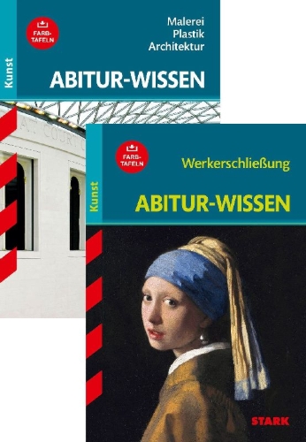 Buchcover und Innenansicht für das Buch: STARK Kunst Vorteilspaket - Abitur-Wissen - Malerei, Plastik und Architektur/ Werkerschließung