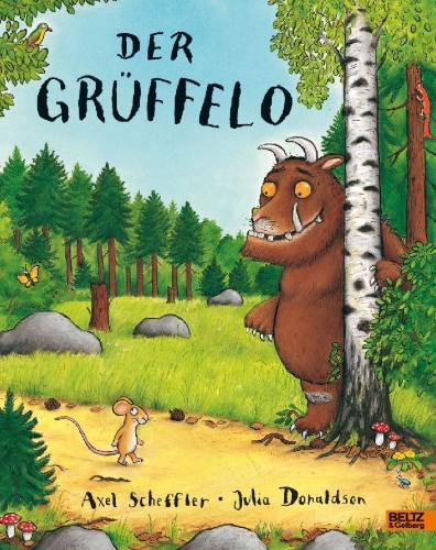 Buchcover und Innenansicht für das Buch: The Gruffalo