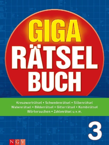 Buchcover und Innenansicht für das Buch: Giga-Rätselbuch 3