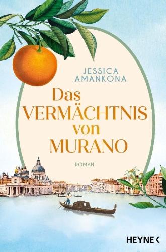 Buchcover und Innenansicht für das Buch: Das Vermächtnis von Murano