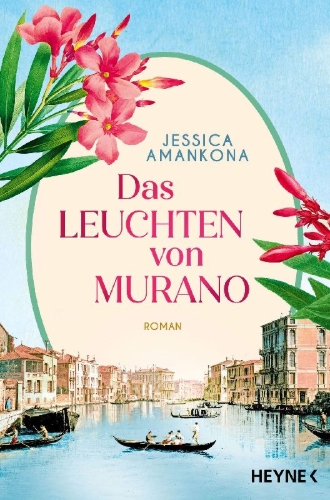 Buchcover und Innenansicht für das Buch: Das Leuchten von Murano