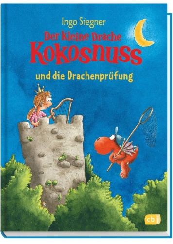Buchcover und Innenansicht für das Buch: Der kleine Drache Kokosnuss und die Drachenprüfung