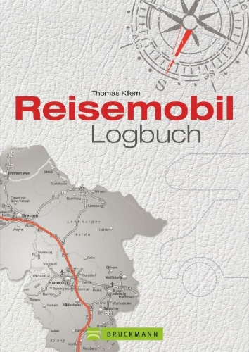 Buchcover und Innenansicht für das Buch: Reisemobil Logbuch 