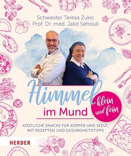 Buchcover und Innenansicht für das Buch: Himmel im Mund - klein und fein