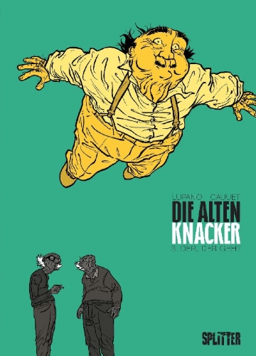 Buchcover und Innenansicht für das Buch: Les vieux fourneaux