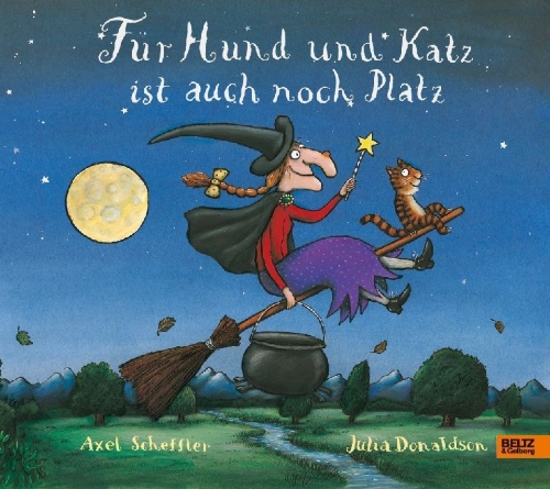 Buchcover und Innenansicht für das Buch: Room on the Broom