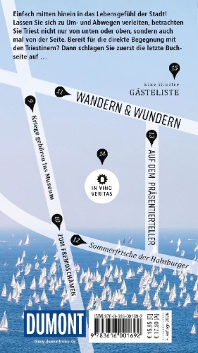 Buchcover und Innenansicht für das Buch: DUMONT direkt Reiseführer Triest