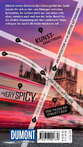 Buchcover und Innenansicht für das Buch: DUMONT direkt Reiseführer London