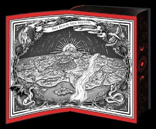 Buchcover und Innenansicht für das Buch: The Dark Is Descending