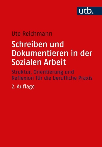 Buchcover und Innenansicht für das Buch: Schreiben und Dokumentieren in der Sozialen Arbeit