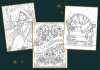 Buchcover und Innenansicht für das Buch: Enchanted Love. Ein Romantasy-Ausmalbuch