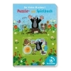 Buchcover und Innenansicht für das Buch: Trötsch Der kleine Maulwurf Puzzle- und Spielbuch Pappenbuch