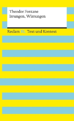Buchcover und Innenansicht für das Buch: Irrungen, Wirrungen. Textausgabe mit Kommentar und Materialien