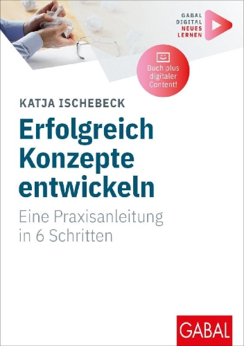 Buchcover und Innenansicht für das Buch: Erfolgreich Konzepte entwickeln