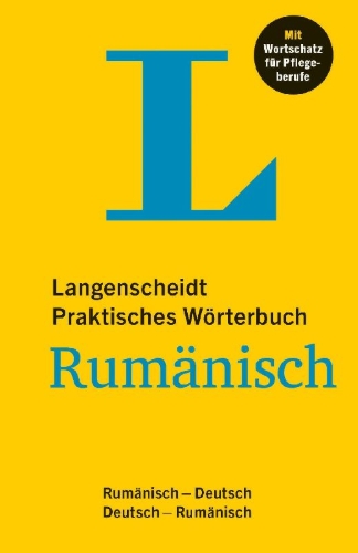Buchcover und Innenansicht für das Buch: Langenscheidt Praktisches Wörterbuch Rumänisch