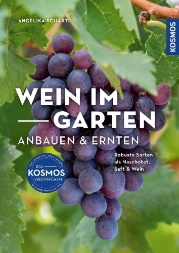 Buchcover und Innenansicht für das Buch: Wein im Garten anbauen & ernten