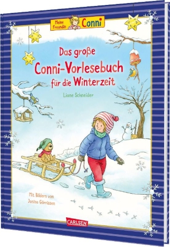Buchcover und Innenansicht für das Buch: Das große Conni-Vorlesebuch für die Winterzeit
