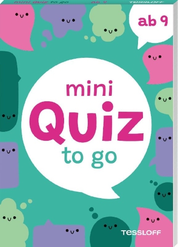 Buchcover und Innenansicht für das Buch: Mini Quiz to go. Ab 9