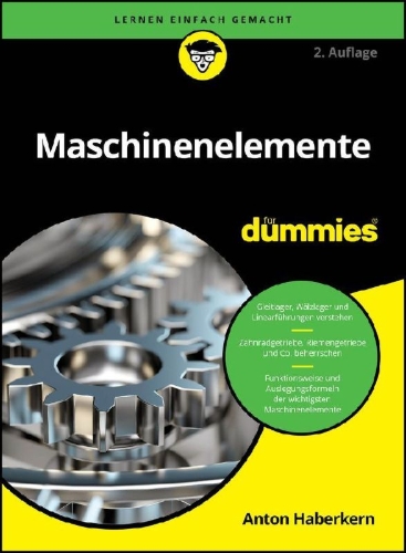 Buchcover und Innenansicht für das Buch: Maschinenelemente für Dummies