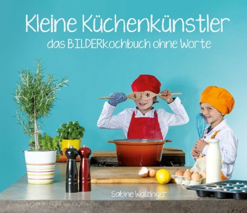 Buchcover und Innenansicht für das Buch: Kleine Küchenkünstler