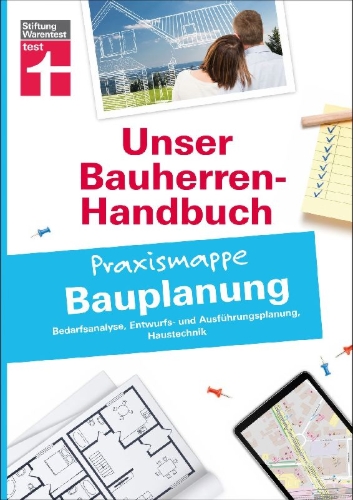 Buchcover und Innenansicht für das Buch: Bauherren-Praxismappe Bauplanung