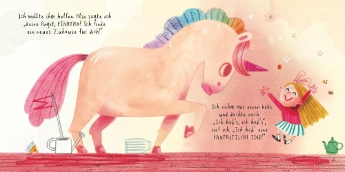 Buchcover und Innenansicht für das Buch: UNICORN POST