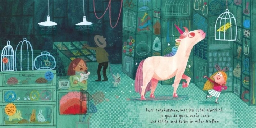 Buchcover und Innenansicht für das Buch: UNICORN POST