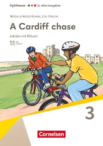Buchcover und Innenansicht für das Buch: Lighthouse Band 3: 7. Schuljahr, Stufe 2 - A Cardiff chase (Zu allen Ausgaben)
