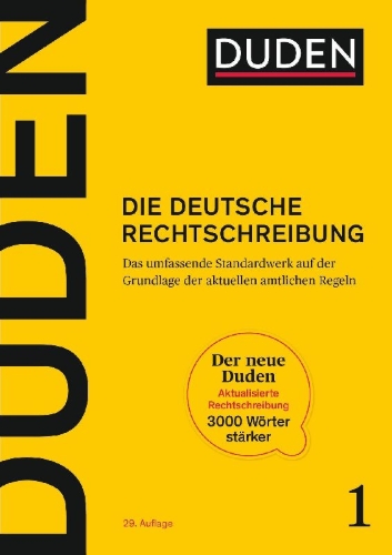 Buchcover und Innenansicht für das Buch: Duden - Die deutsche Rechtschreibung
