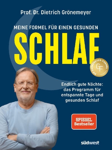 Buchcover und Innenansicht für das Buch: Meine Formel für einen gesunden Schlaf
