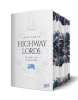 Buchcover und Innenansicht für das Buch: Highway Lords: So lange, bis wir sterben | Aufwendig gestaltete Ausgabe mit Farbschnitt