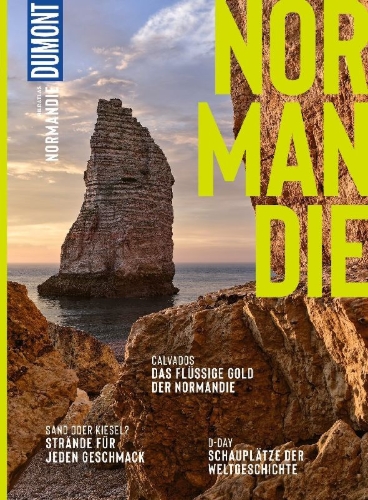 Buchcover und Innenansicht für das Buch: DUMONT Bildatlas Normandie