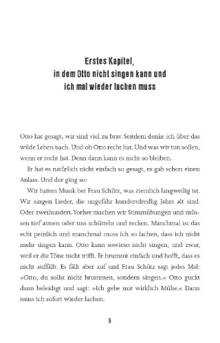 Buchcover und Innenansicht für das Buch: Mein Freund Otto, das wilde Leben und ich