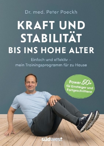 Buchcover und Innenansicht für das Buch: Kraft und Stabilität bis ins hohe Alter