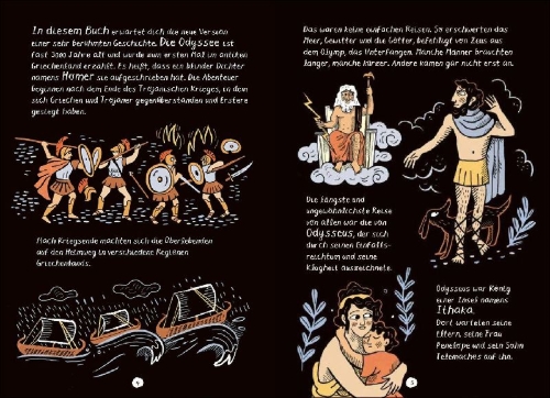 Buchcover und Innenansicht für das Buch: Las aventuras de Ulyses