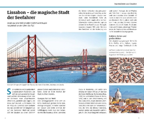 Buchcover und Innenansicht für das Buch: ADAC Reiseführer Lissabon