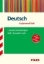 Buchcover und Innenansicht für das Buch: Deutsch - auf einen Blick! Gattungen: Epik, Dramatik und Lyrik