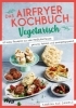 Buchcover und Innenansicht für das Buch: Das Airfryer-Kochbuch: Vegetarisch
