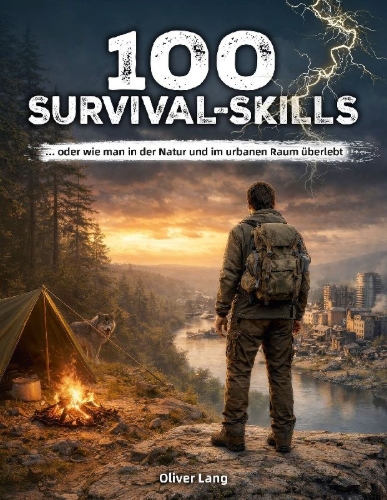 Buchcover und Innenansicht für das Buch: 100 Survival-Skills