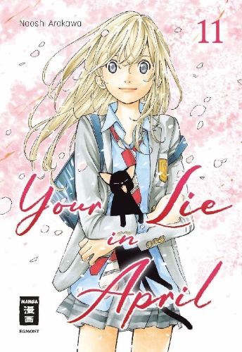 Buchcover und Innenansicht für das Buch: Shigatsu wa Kimi no Uso