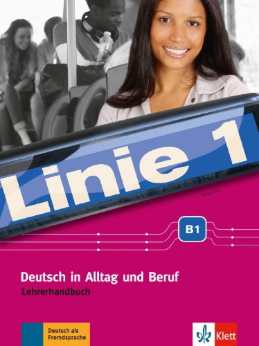 Buchcover und Innenansicht für das Buch: Linie 1 B1. Lehrerhandbuch