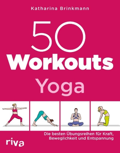 Buchcover und Innenansicht für das Buch: 50 Workouts - Yoga