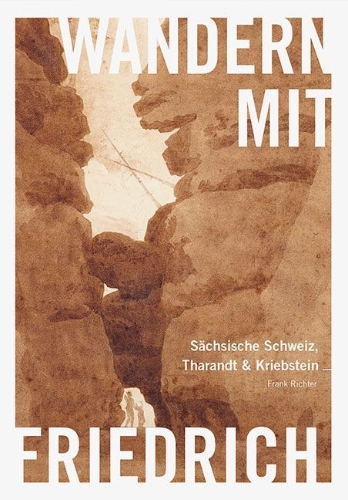 Buchcover und Innenansicht für das Buch: Wandern mit Caspar David Friedrich
