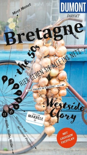 Buchcover und Innenansicht für das Buch: DUMONT direkt Reiseführer Bretagne